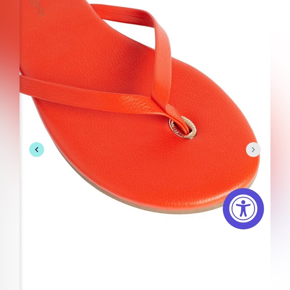 Brand New Melissa Odabash Sandals Papaya Size 7 U.S. / 37 EU - Picture 3 of 5